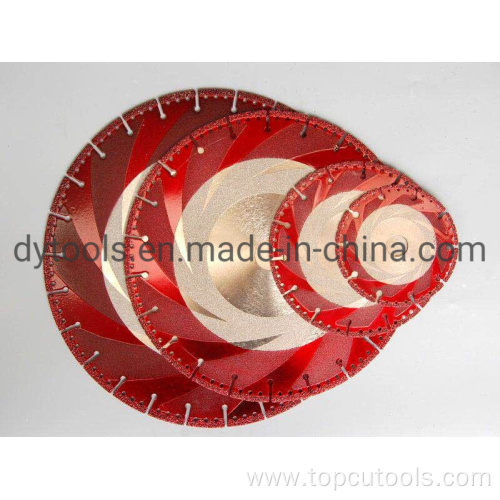 Vacuum Brazed Non Sparking Diamond Cutting Saw Blade